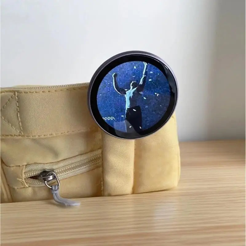 Customizable Electronic Badges Digital LED Animes Pin with Touch Control for Uploading Photos GIFs and Videos Gift for Fan P9YB