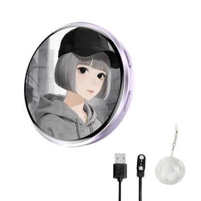 Customizable Electronic Badges Digital LED Animes Pin with Touch Control for Uploading Photos GIFs and Videos Gift for Fan P9YB