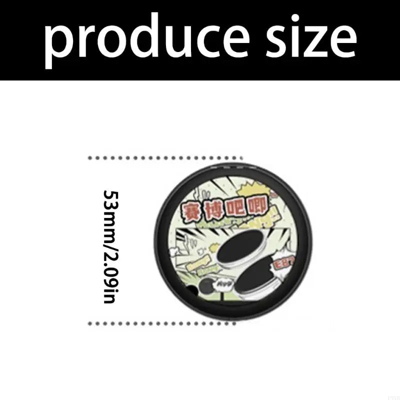 Customizable Electronic Badges Digital LED Animes Pin with Touch Control for Uploading Photos GIFs and Videos Gift for Fan P9YB